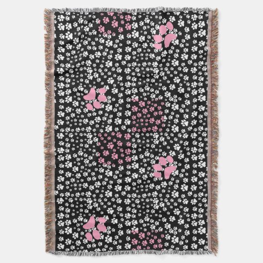 Couverture Imprimez les pattes motif NS 01b. BG noir (devant Vertical)