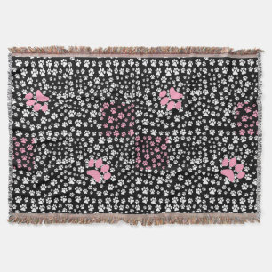 Couverture Imprimez les pattes motif NS 01b. BG noir
