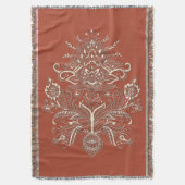Couverture Indian Paisley - Lance Blanket (devant Vertical)