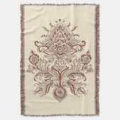 Couverture Indian Paisley - Lance Blanket (devant Vertical)