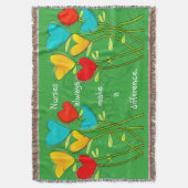 Couverture Infirmière Blanche Nap Faire une différence Vert (devant Vertical)