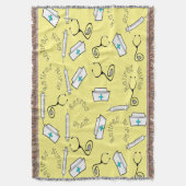 Couverture Infirmière retraitée Casquettes Stethocopes et ser (devant Vertical)