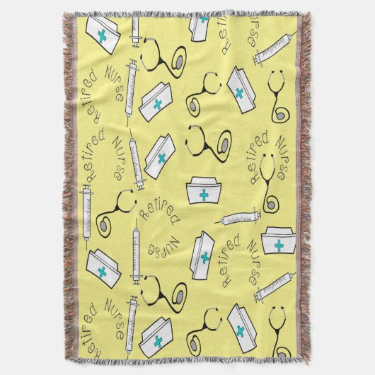 Couverture Infirmière retraitée Casquettes Stethocopes et ser (devant Vertical)