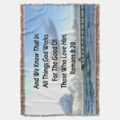 COUVERTURE INSPIRING ROMANS 8:28 BIBLE VERSE (devant Vertical)