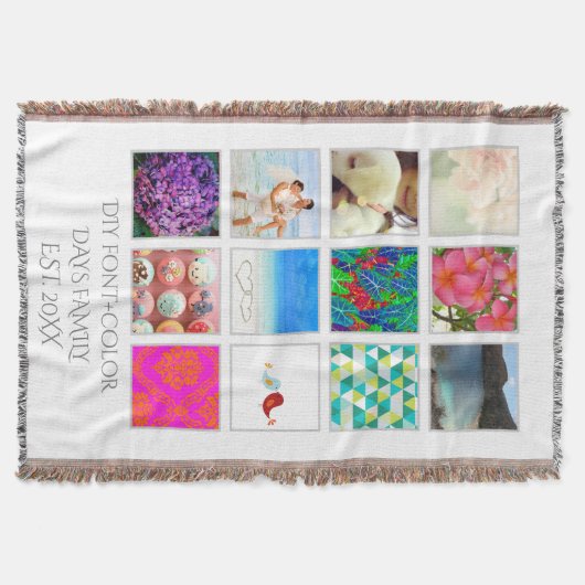 Couverture INSTAGRAMEZ-LE ! 12 PHOTOS Plaids de jet (Devant)