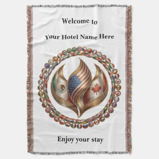 Couverture International Unity Flame with World Flags Emblem (devant Vertical)