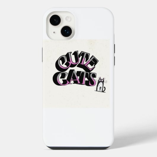 couverture iPhone avec chat (Verso)