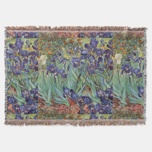 Couverture Iris de Van Gogh Peinture Impressionniste (Devant)