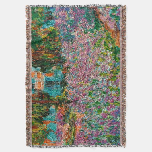 Couverture Irises Monet Garden Fleurs Giverny (devant Vertical)