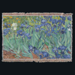 Couverture Irises par Van Gogh<br><div class="desc">Design moderne minimaliste clair. Elles sont toutes simples,  attrayantes,  uniques.</div>