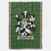 Couverture Irish Alexander Coat of Arms Family Crest Irlande (devant Vertical)