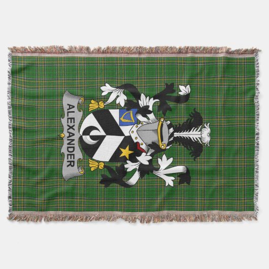 Couverture Irish Alexander Coat of Arms Family Crest Irlande (Devant)