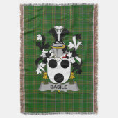 Couverture Irish Basile Manteau d'armoiries Famille Crest Irl (devant Vertical)