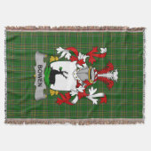 Couverture Irish Bowen Manteau d'armoiries Family Crest Irlan (Devant)