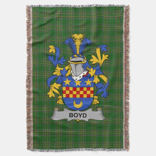 Couverture Irish Boyd (de Danson) Armoiries de la famille Cre (devant Vertical)