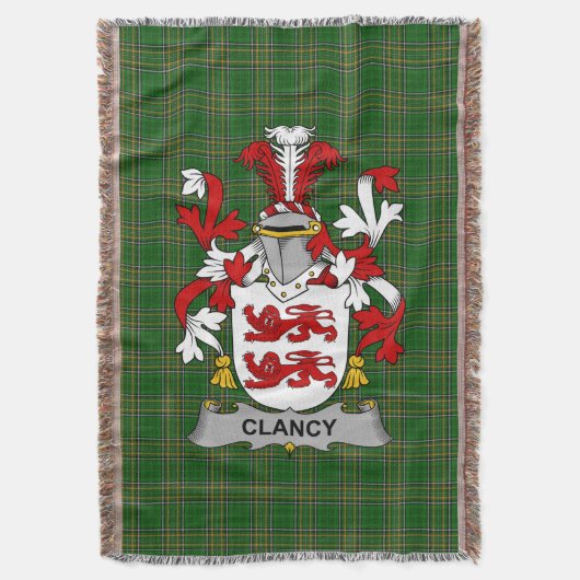 Couverture Irish Clancy ou McClancy Armoiries de la famille C (devant Vertical)