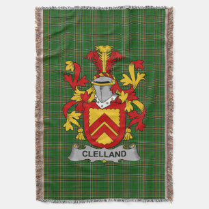 Couverture Irish Clelland ou McClelland Coat of Arms Family