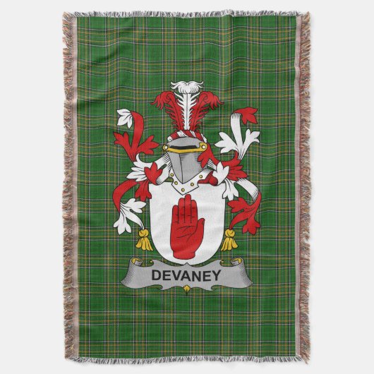 Couverture Irish Devaney ou O_Devaney Armoiries de la famille (devant Vertical)