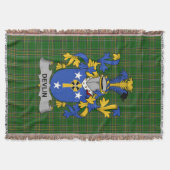 Couverture Irish Devlin ou O_Devlin Armoiries de famille Cres (Devant)