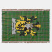 Couverture Irish Francis Armoiries Famille Crest Irlande (Devant)