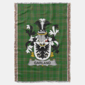 Couverture Irish Garland ou McGartland Armoiries Famille C (devant Vertical)