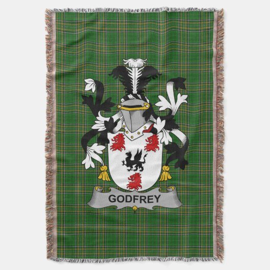 Couverture Irish Godfrey (de Bushfield) Armoiries Famille (devant Vertical)