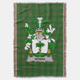 Couverture Irish Going Coat of Arms Family Crest Irlande