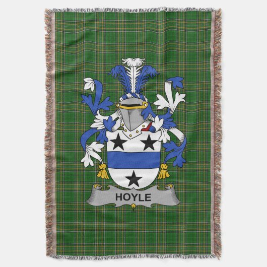 Couverture Irish Hoyle ou McIlhoyle Armoiries de la famille C (devant Vertical)
