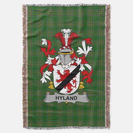 Couverture Irish Hyland ou O_Hyland Armoiries de famille Cres (devant Vertical)