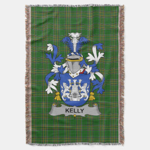 Couverture Irish Kelly ou O_Kelly Manteau d'armoiries Family 