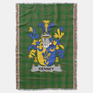 Couverture Irish Kenney ou O_Kenny Manteau d'armoiries Family