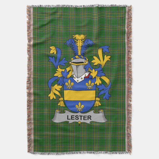 Couverture Irish Lester ou McAlester Coat of Arms Family Cre (devant Vertical)
