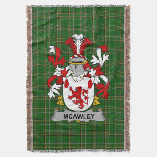 Couverture Irish McAwley ou McCawley Coat of Arms Family Cre