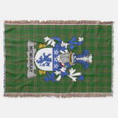 Couverture Irish McMurray Manteau d'armoiries Famille Crest I (Devant)
