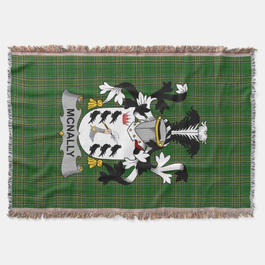 Couverture Irish McNally Manteau d'armoiries Family Crest Irl (Devant)