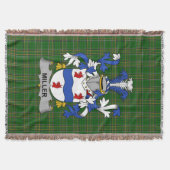 Couverture Irish Miller Armoiries Family Crest Irlande (Devant)