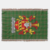 Couverture Irish Quartermaines Armoiries Famille Crest Ire (Devant)