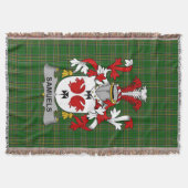 Couverture Irish Samuels Manteau d'armoiries Famille Crest Ir (Devant)