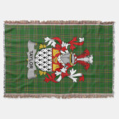 Couverture Irish Taylor Armoiries Family Crest Irlande (Devant)