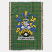 Couverture Irish Townshend ou Townsend Coat of Arms Famille C (devant Vertical)