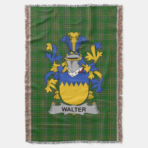 Couverture Irish Walter Coat of Arms Family Crest Irlande