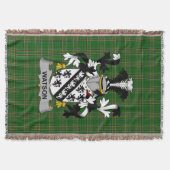 Couverture Irish Watson Manteau d'armoiries Famille Crest Irl (Devant)