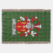 Couverture Irish Way Armoiries Famille Crest Irlande (Devant)