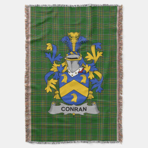 Couverture Irlandais Conran ou O_Condron Armoiries Cre famill