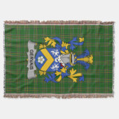 Couverture Irlandais Gervais Manteau d'armoiries Famille Cres (Devant)