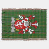 Couverture Irlandais Henn Manteau d'armoiries Famille Crest I (Devant)