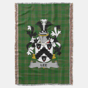 Couverture Irlandais Lee ou O_Lee Manteau d'armoiries Family 