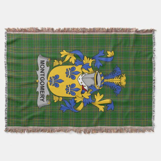Couverture Irlandais Montgomery Armoiries Famille Crest Irela (Devant)