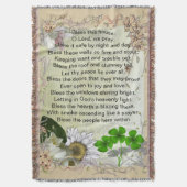 Couverture irlandaise de jet de bénédiction de (devant Vertical)