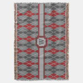 Couverture Jacquard des cendres et des membres Lancer la couv (devant Vertical)
